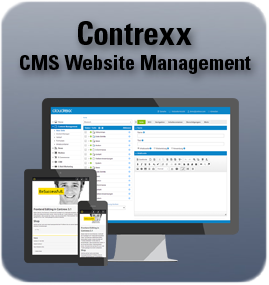 Contrexx/Cloudrexx CMS Website Management aus der Schweiz.