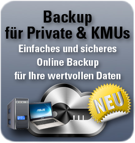 Online Backup für KMUs und private.